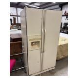 White KitchenAid Side By Side Refrigerator Freezer
