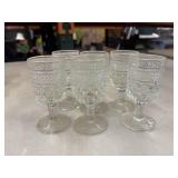 Vintage Anchor Hocking Wexford pressed glass