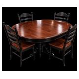 Vintage Drexel Heritage pedestal base dining