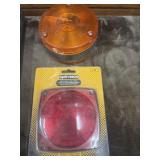 vintage amber turn signal clearance marker light,