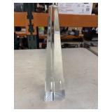 Baccarat France Crystal Obelisk Sculpture