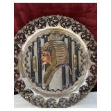 vintage Egyptian revival decorative wall plate