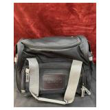Black duffel bag from Woman's Hospital.