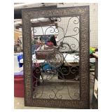 Large ornate Metal hanging wall art.