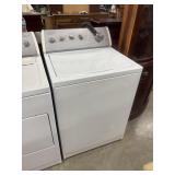 White Whirlpool top-load washing machine