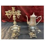 4 pc.vintage Dilly Manufacturing Co. candelabra