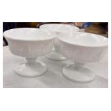 3 vintage Indiana Glass Company 'Colony Harvest'