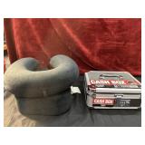 Grey Beverly Hills Polo Club neck pillow.