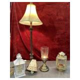 5 pc. This vintage-style electric hurricane lamp