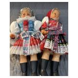 2 of.  Tvorba Czechoslovakian folk costume dolls