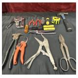 14pc .Bundle of home hand tools.