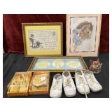 Bundle of baby items. Pictures, shoes and More!