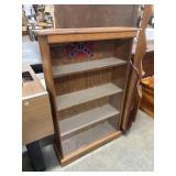Vintage oak barrister-style bookcase