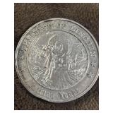 Silver round from The Lincoln Mint's 'Life of