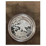 1 Troy Ounce .999 Fine Silver. E PLURIBUS UNUM'