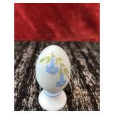 Vintage Fenton Art Glass 'baby blue' satin glass