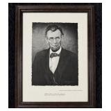 'Abraham Lincoln As A Young Man' Portrait Framed