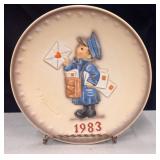 1983 M.J. Hummel Annual Plate 'Mailman'