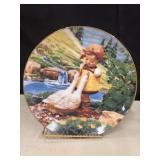 Danbury Mint 'Goose Girl' collector plate from