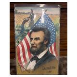 Vintage 'Decoration Day' postcard features a