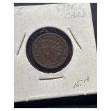 1863 'Thomas White' Civil War store card token
