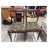 2 Vintage Duncan Phyfe style, featuring a