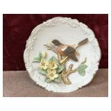 Lefton ceramic wall hanging plaques.