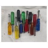 Vintage NAPA brand nut drivers, often color-coded