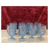 Fostoria Moonstone iced tea goblets
