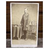 Carte de visite (CDV), a type of small photograph