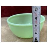 Vintage green Jadeite mixing bowl,