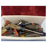 Bundle of screwdrivers. Stanley and Napa.