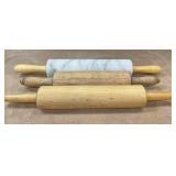 Bundle of rolling pins.
