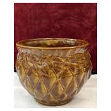 McCoy Pottery quilted jardiniere planter,