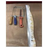 Coping saw, lightweight magnesium blade and