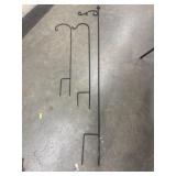 Ashman Online black steel shepherd hooks in
