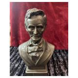 Vintage Abraham Lincoln plaster cast sculpture.