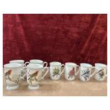 Shefford Chinese Garden porcelain mugs and North