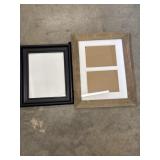 Wooden picture frame features a natural, rustic