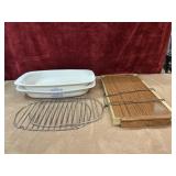2 Corningware roaster,electric food warmer, and