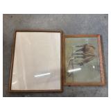 Vintage 1953 lithograph titled 'The New Arrival'