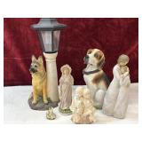 Bundle of  figurines. Dogs, Angels and more