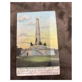 Vintage postcard is from Springfield, Illinois,