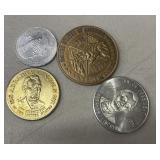 Abraham Lincoln Commemorative Tokens (4pc)