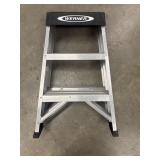 Werner 2-foot aluminum step stool.