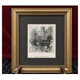 'President Lincoln and Family' Framed Lithograph