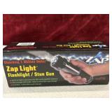 Zap Light flashlight and stun gun.