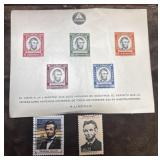 Nicaraguan souvenir sheet issued in 1959 to