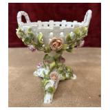 Von Schierholz Dresden Porcelain Footed Compote