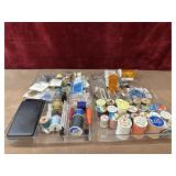 Bundle of vintage sewing supplies.